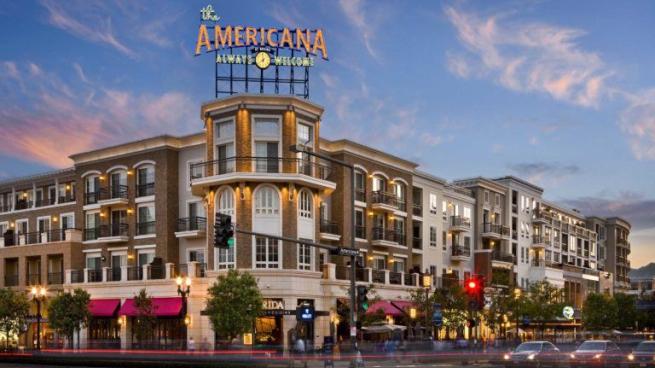 The Americana at Brand combines retail, entertainment and luxury apartments. 