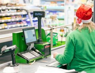 holiday cashier