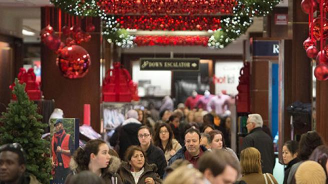 holiday shoppers