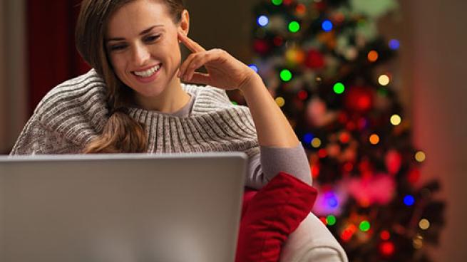 online holiday shopper